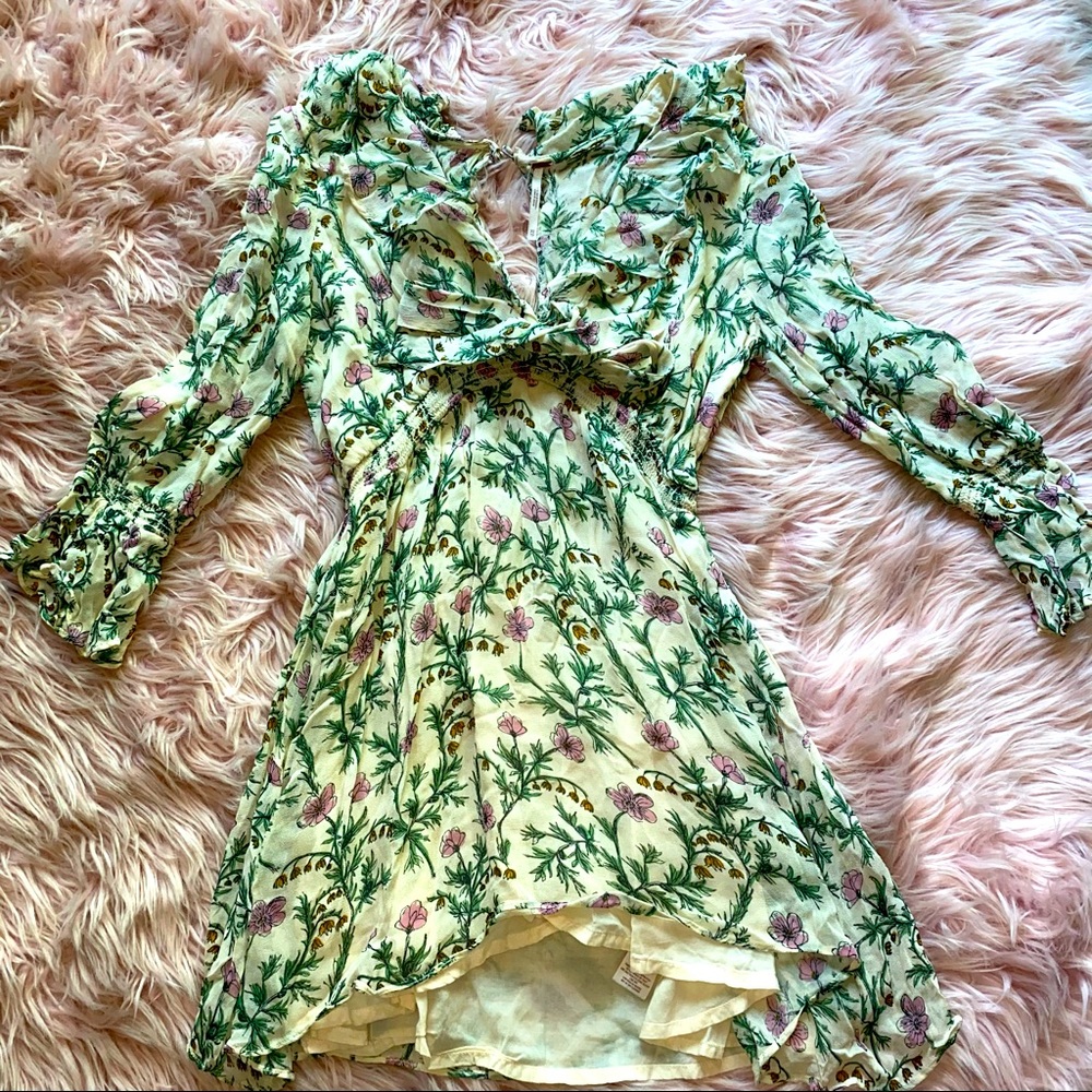 Free People long sleeve flowy top